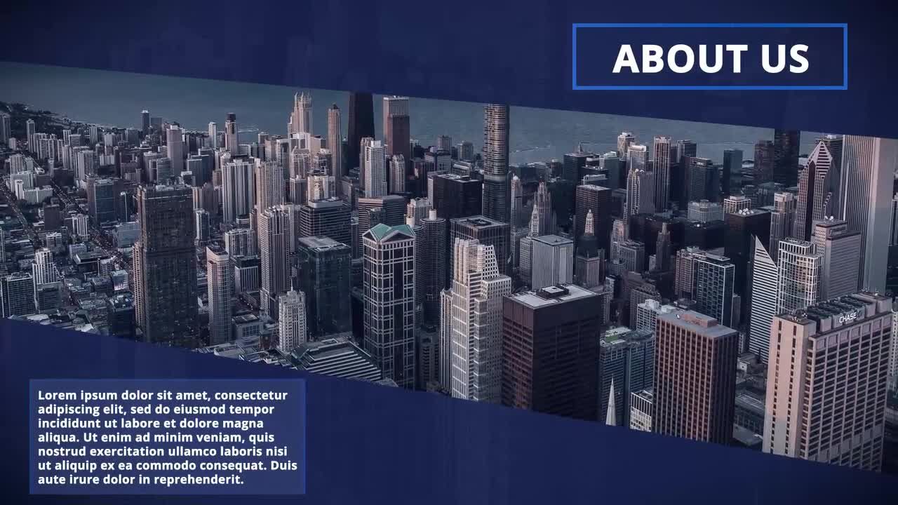 整洁有序简单商务风素材库精选AE模板