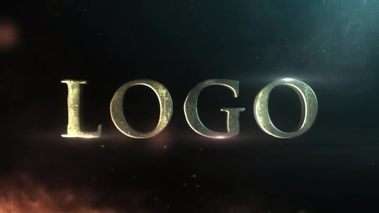 酷炫的金属徽标素材库精选AE模板
