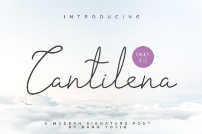 Cantilena – Signature Font素材之家精选英文字体