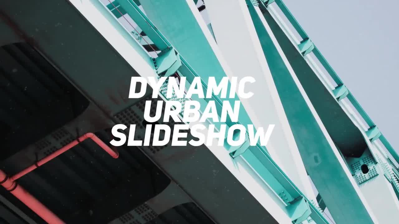 动态城市幻灯片产品组合素材库精选pr模板