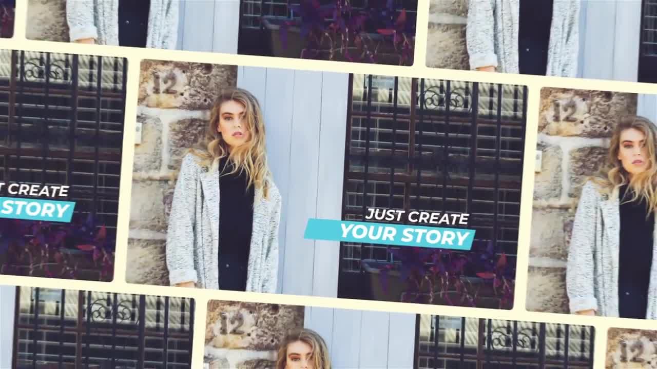 时尚创意幻灯片开场素材库精选AE模板