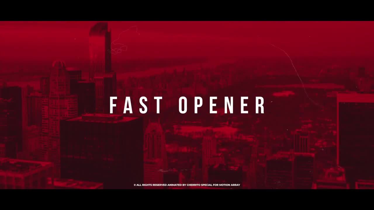 快速开场白动画素材库精选AE模板