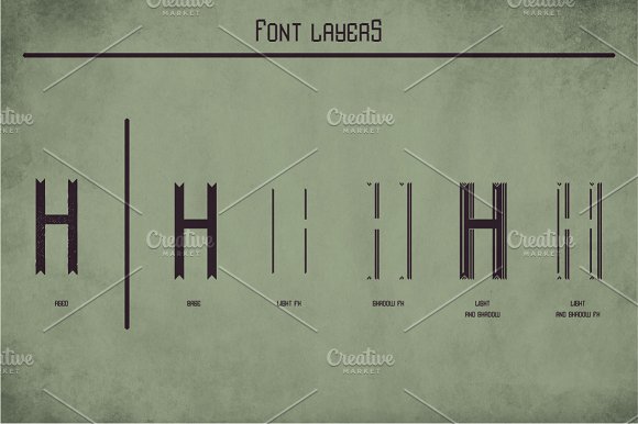 Milestone Vintage Label Typeface插图3