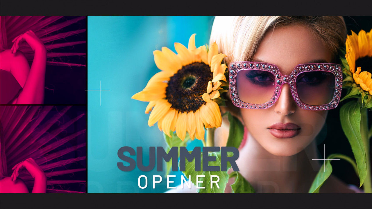 现代活力醒目的幻灯片放映素材库精选AE模板