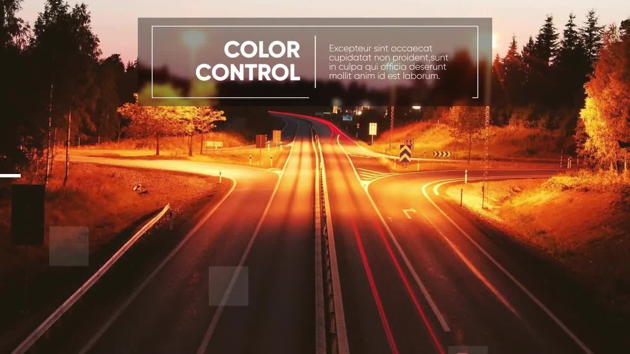 旅行线条和正方形照片展示素材库精选AE模板