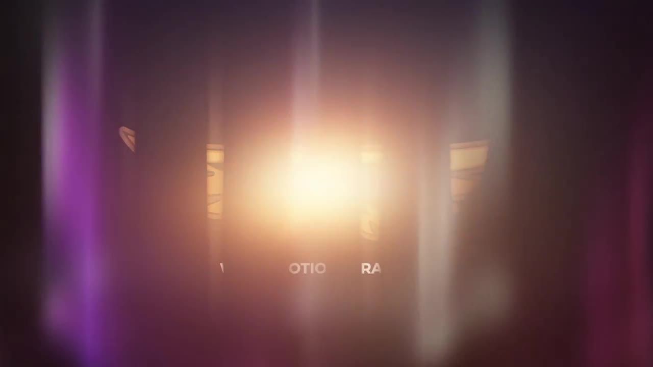 2个明亮动态优雅的光流logo动画素材库推荐PR模板