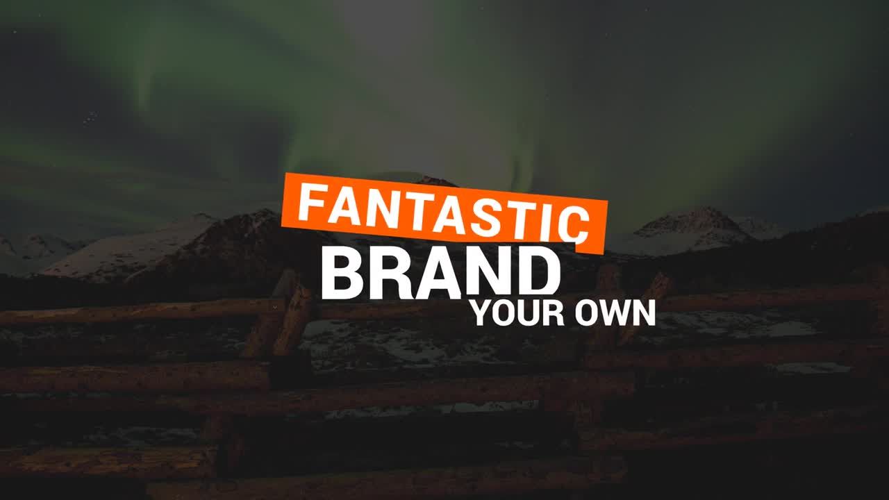 12个时尚全屏动画标题素材库精选AE模板