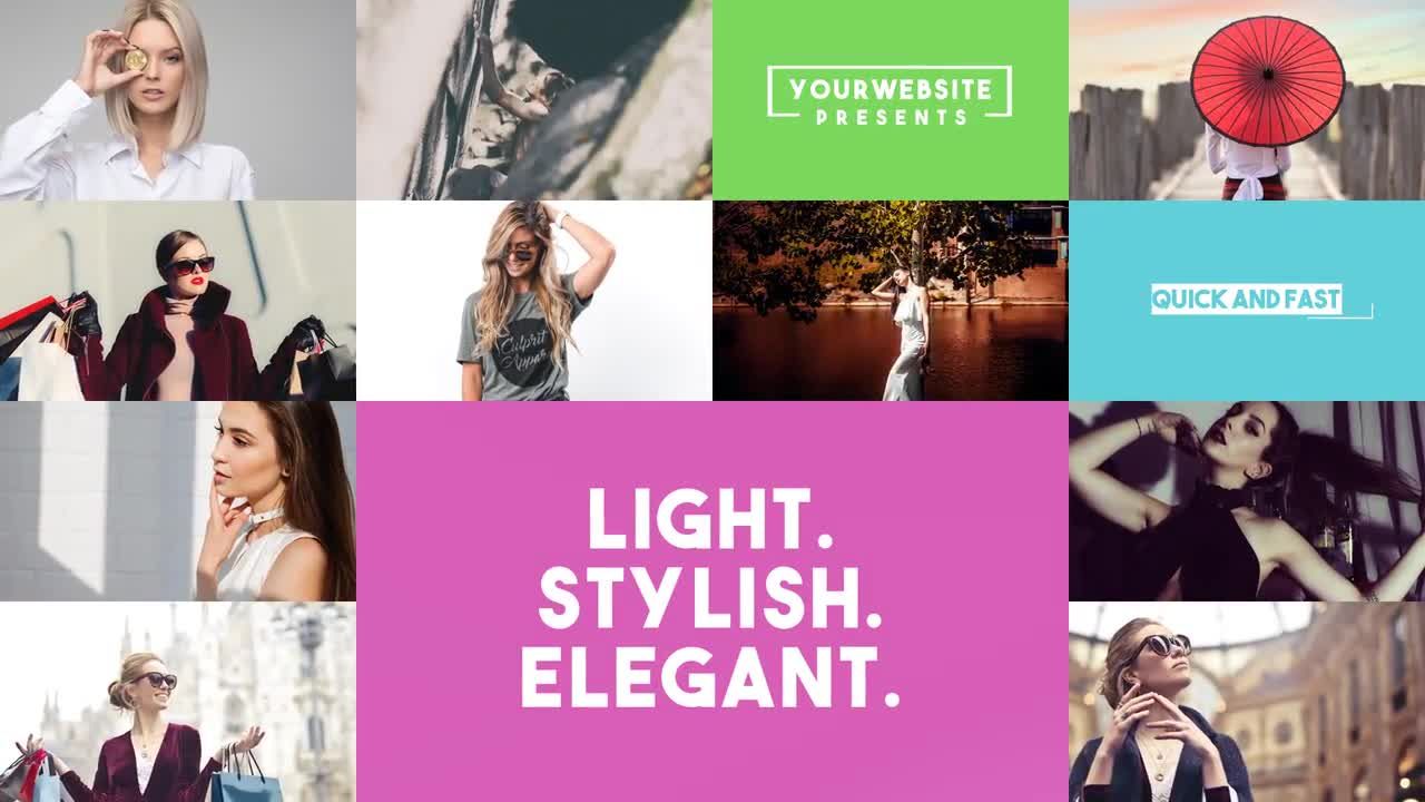 文本动画过渡效果彩色开启者素材库精选AE模板