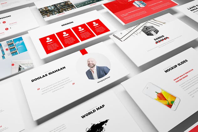 房地产中介服务PPT幻灯片模板 Real Estate Powerpoint Template插图(4)