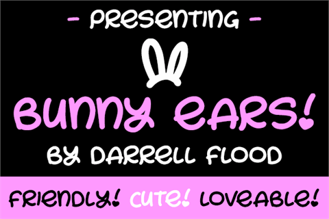 Bunny Ears font素材之家精选英文字体