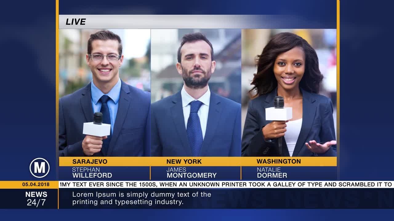 20个专业新闻频道动态文本展示素材库精选AE模板