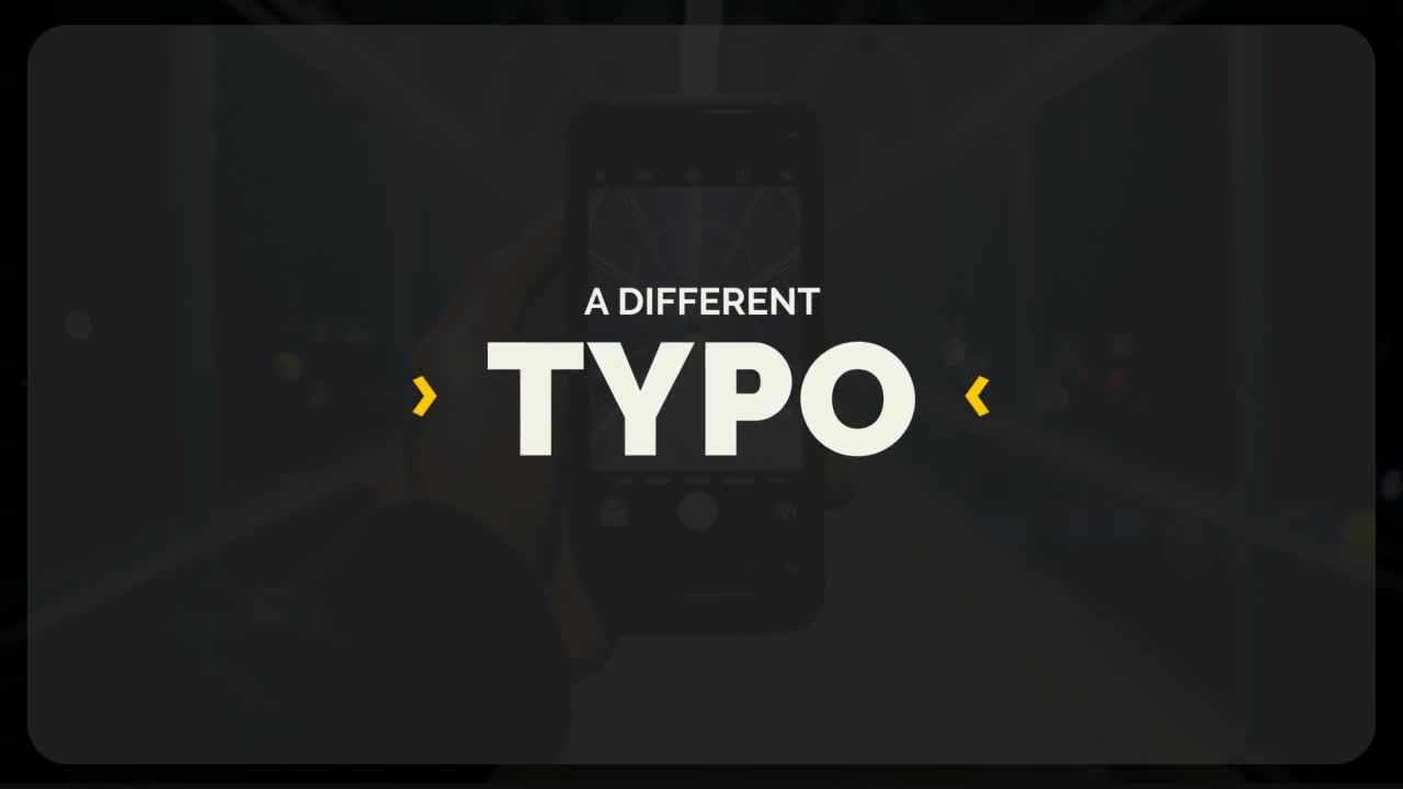 20个简洁全屏时尚标题素材库精选AE模板