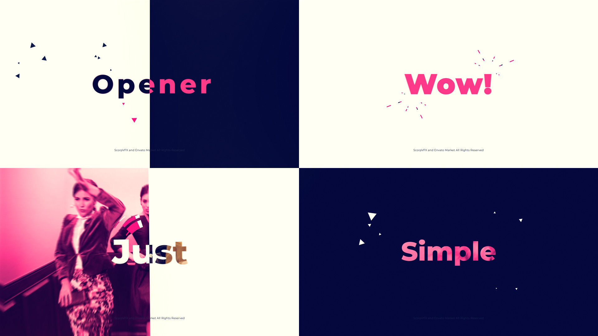 设计新颖的商业预告片素材库精选AE模板