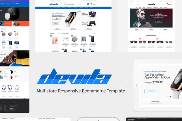 响应式多用途网上商城Prestashop主题模板素材库精选 Devita – Responsive PrestaShop Theme插图(1)