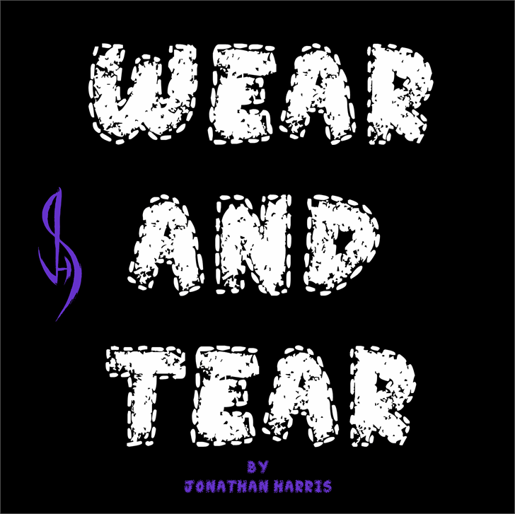 Wear and Tear font插图 Wear and Tear font插图
