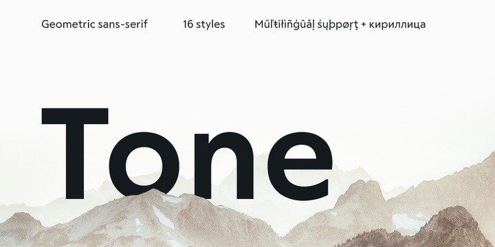 RF Tone Font Family素材之家精选英文字体