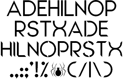 EXPEDITION ANNIHILATION font插图2 EXPEDITION ANNIHILATION font插图2