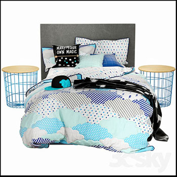 儿童床儿童房装饰素材之家精选3D模型