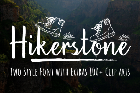 Hikerstone Font Family素材之家精选英文字体