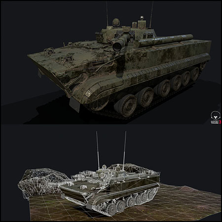 BMP-3步兵战车素材之家精选3D模型