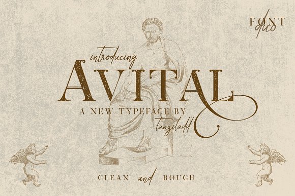 Avital Font Duo素材之家精选英文字体