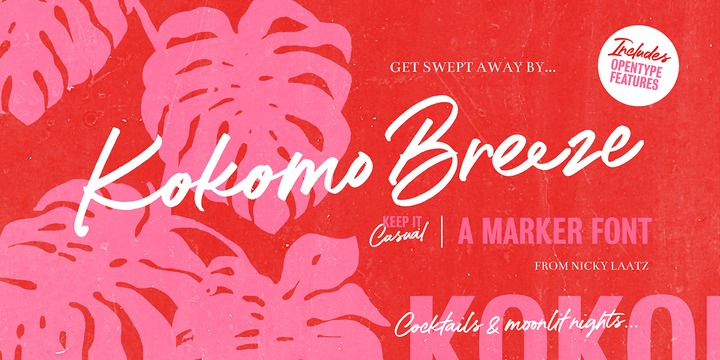 Kokomo Breeze Font素材之家精选英文字体