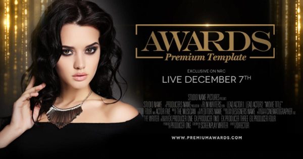 电视电影提名/年会颁奖典礼开场视频素材库精选AE模板 Awards Package