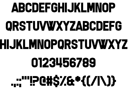 The 27 Club font插图1