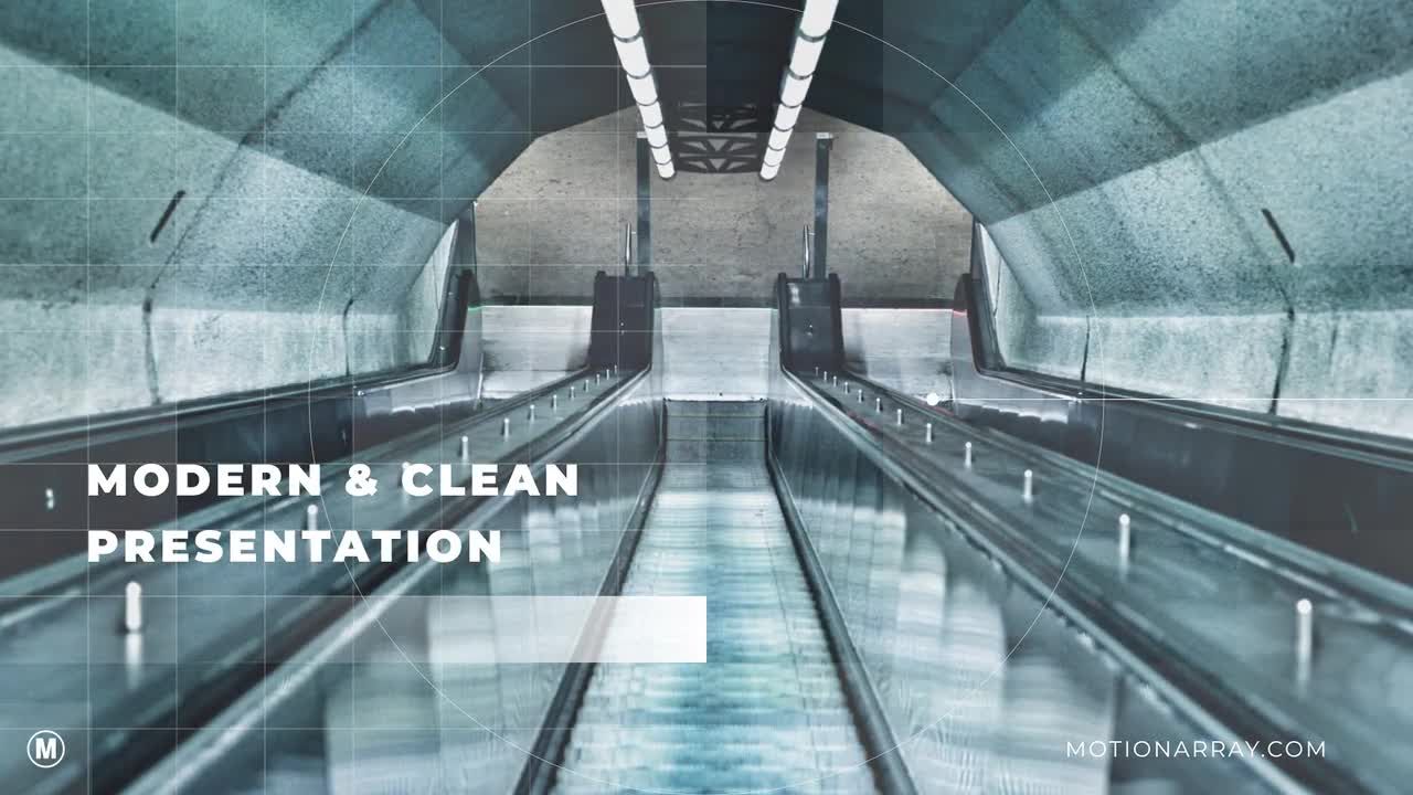 现代简洁的企业演示文稿素材库精选AE模板