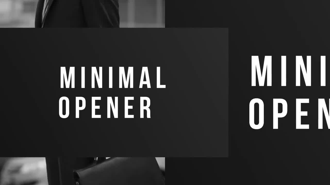 最小转场过渡效果素材库精选AE模板