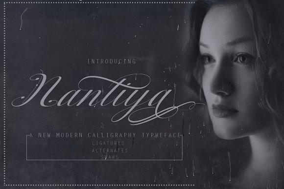 Nantiya font duo素材之家精选英文字体