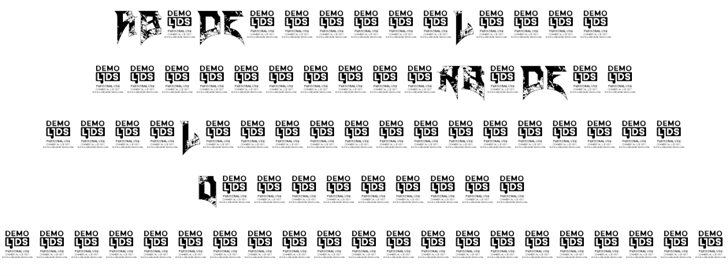 Blade Reloaded DEMO font插图4