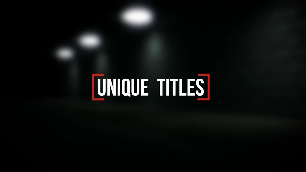 12个原创流畅的文字动画标题素材库精选AE模板