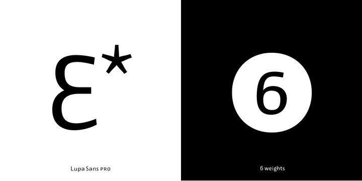 Lupa Sans Pro Font Family插图5