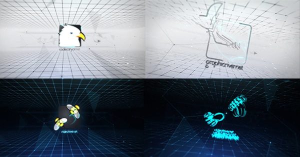 新闻广播节目开场视频Logo演示素材库精选AE模板 Broadcast Business Logo Opener