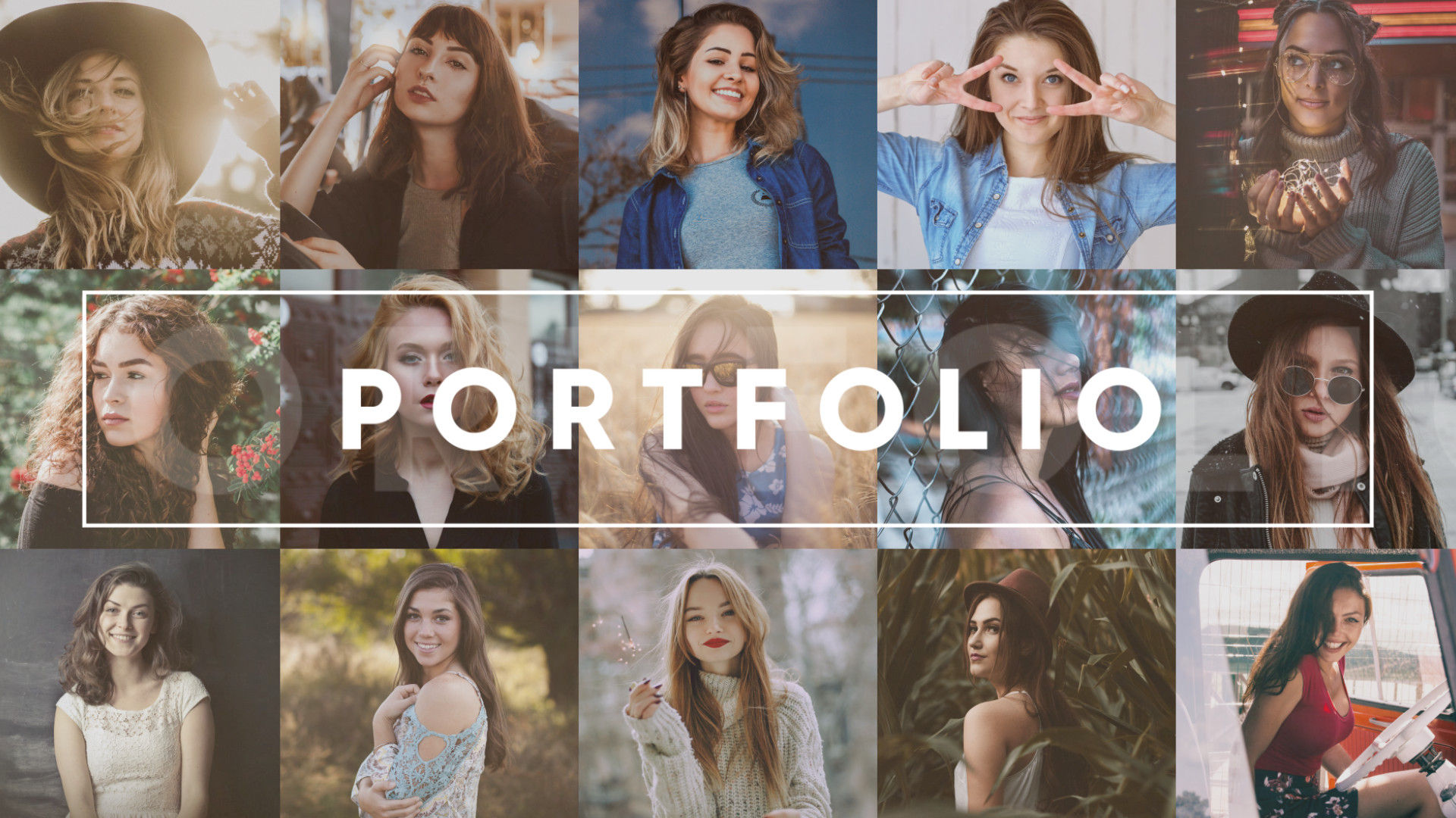 清晰的图像拼贴和现代文本动画外观素材库精选AE模板