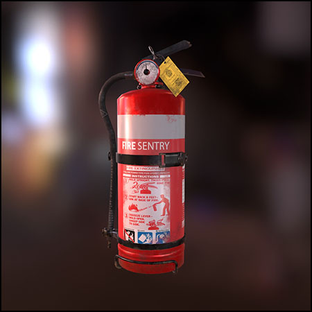 Fire Extinguisher灭火器素材之家精选3D模型