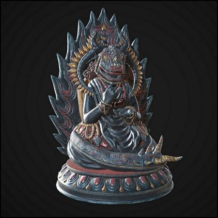 恶魔雕像装饰品素材之家精选3D模型