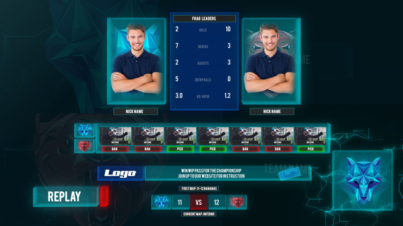 炫酷电子竞技开场素材库精选AE模板