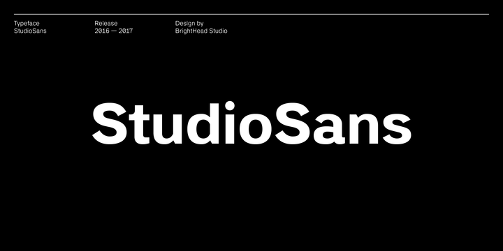 StudioSans Font Family素材之家精选英文字体
