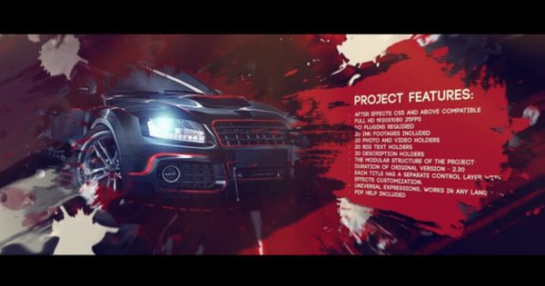 创意墨水电影标题字幕素材库精选AE模板 Inspiration – Ink Titles