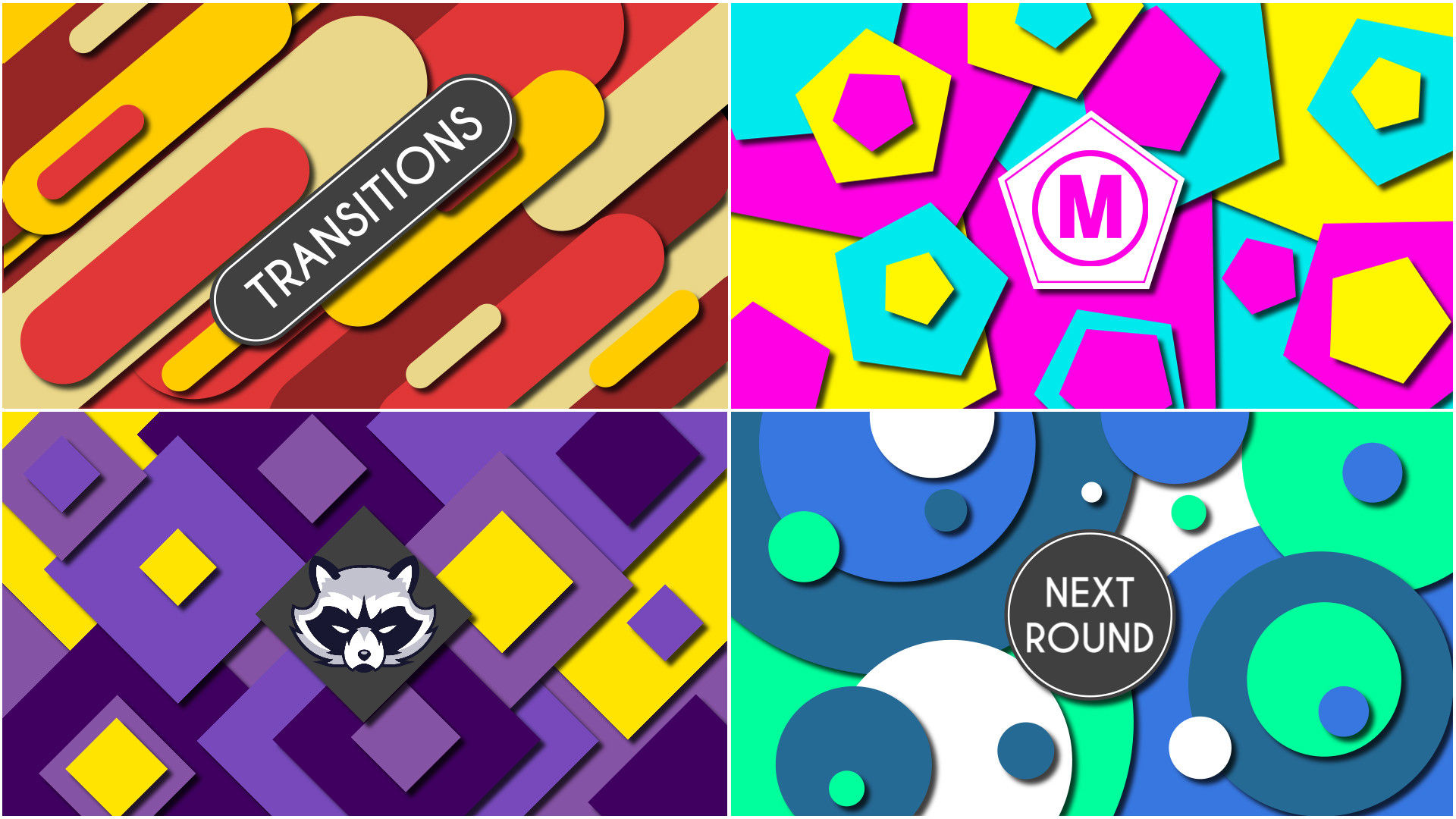 100个AE徽标动态过渡模板