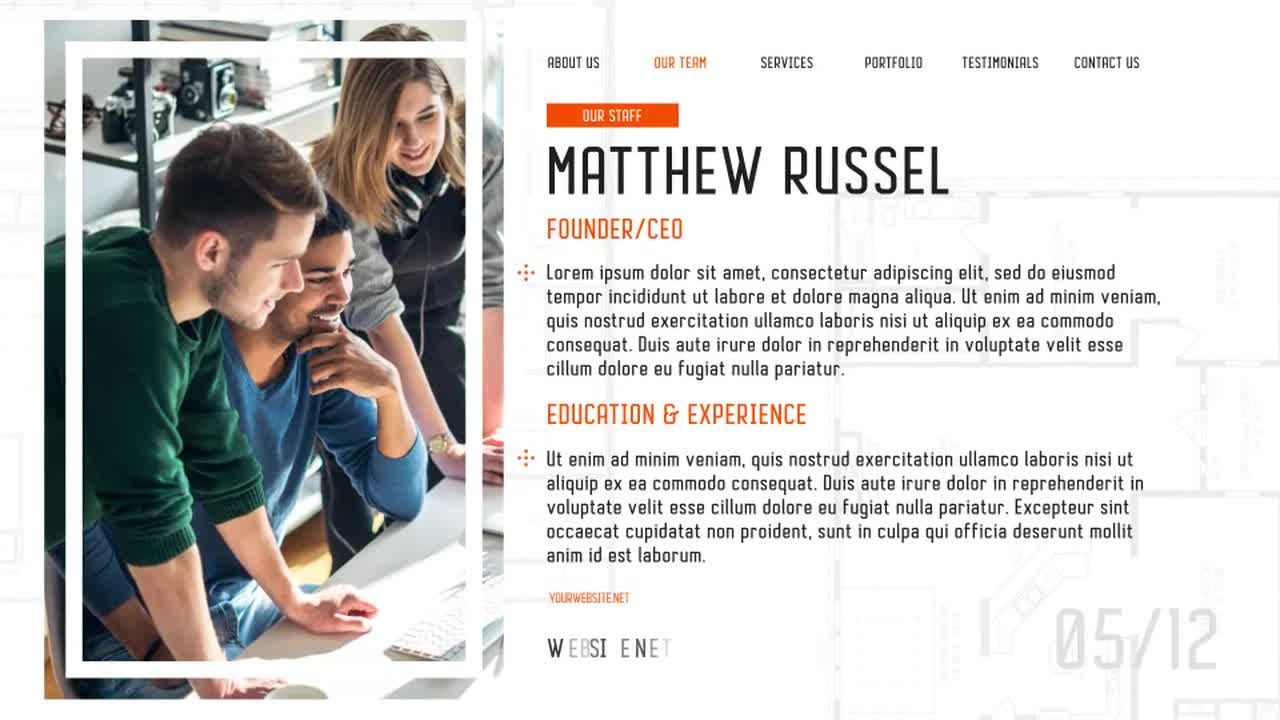 建筑师促销幻灯片素材库精选AE模板