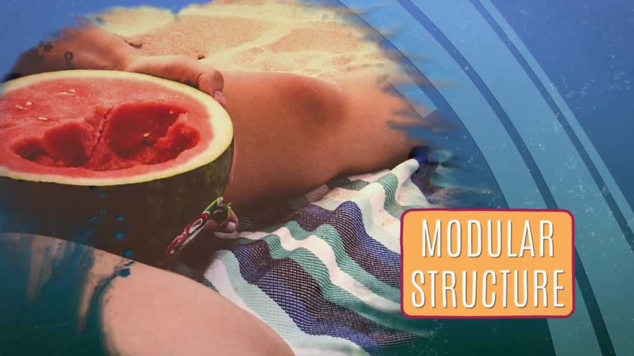 有艺术感的夏季广告幻灯片宣传素材库精选AE模板