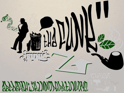 THA FUNK – URBAN HOOK-UPZ font素材之家精选英文字体