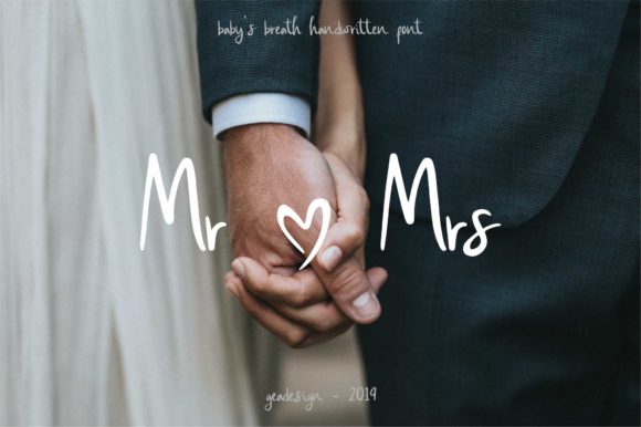 Baby’s Breath Font插图3