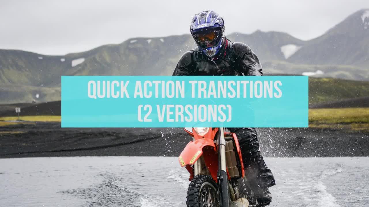 快速动作转换过渡Pr模板