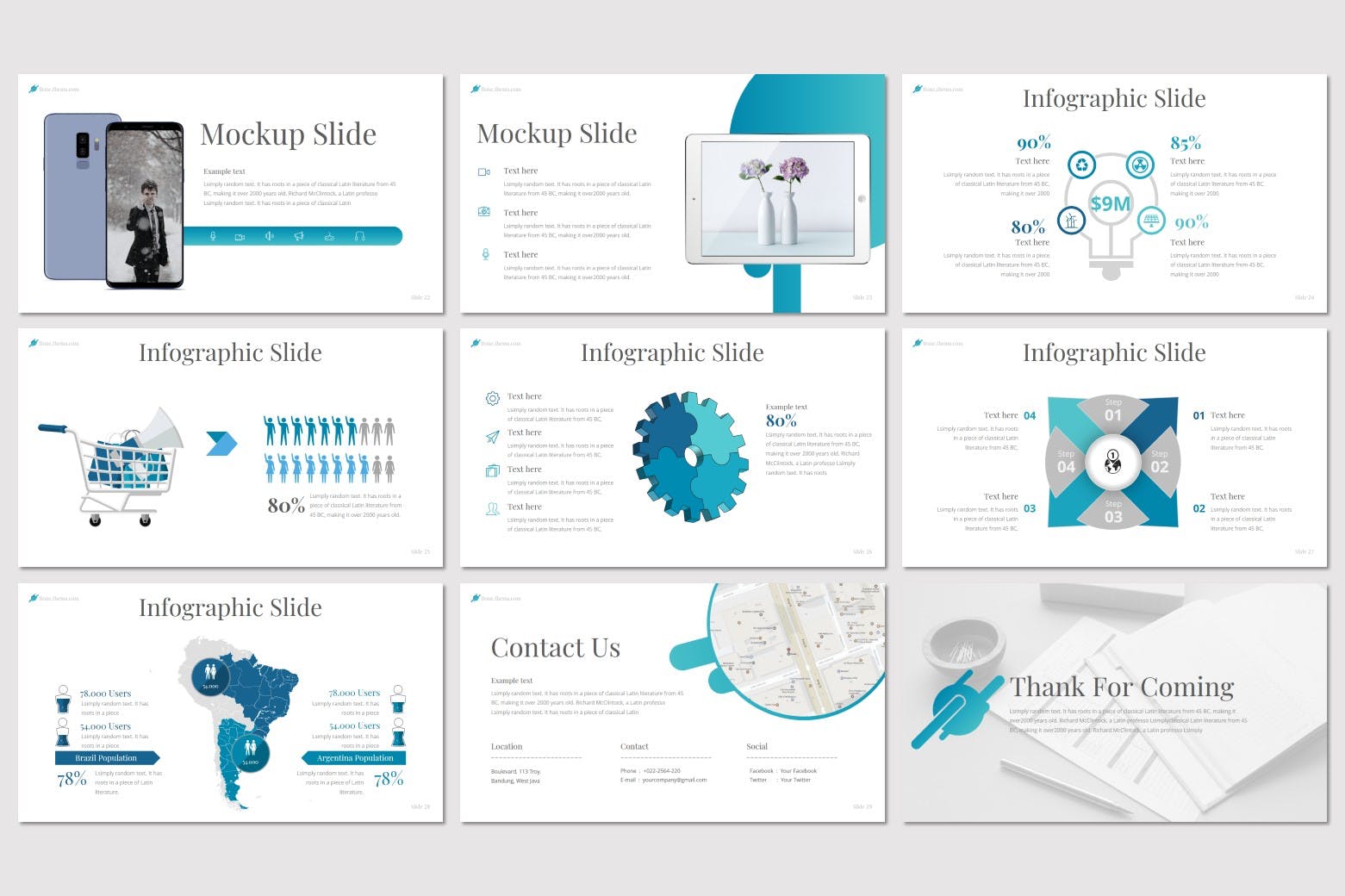 工业设计公司/工作室介绍PPT幻灯片模板 Bone Powerpoint插图(5)