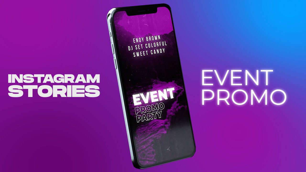 夏季风格竖屏视频特效动画视频展示素材库精选AE模板