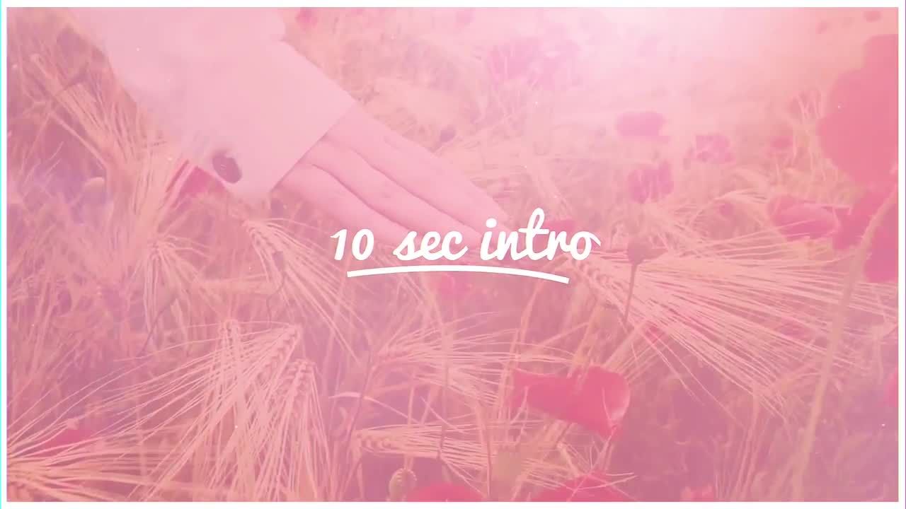 炫酷时尚10秒简介素材库精选AE模板